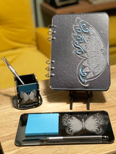 Load image into Gallery viewer, JAD Basic Butterfly Journal - with Optional Desk Set