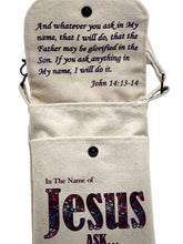Load image into Gallery viewer, In The Name of Jesus - ASK - Cross-Body Bag