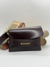 Load image into Gallery viewer, Peace - Women's Brown Clutch Purse (Strap Closure)