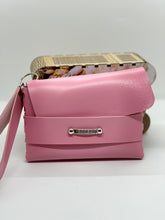 Load image into Gallery viewer, Peace - Women's Pink Clutch Purse (Strap Closure)