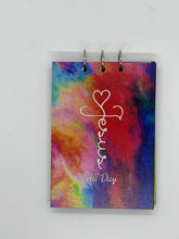 Load image into Gallery viewer, Jesus Notes & Jesus Cross - Half Size Wooden Journal