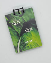 Load image into Gallery viewer, Jesus Notes & Jesus Cross - Half Size Wooden Journal