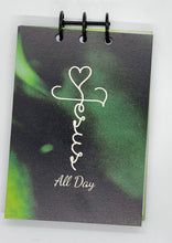 Load image into Gallery viewer, Jesus Notes & Jesus Cross - Half Size Wooden Journal