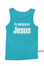 Load image into Gallery viewer, Powered By Jesus - Unisex Tank Top
