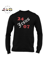 Load image into Gallery viewer, Jesus - 24/7 - Long Sleeve T-Shirt