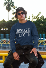 Load image into Gallery viewer, Jesus Life! - All Day - Long Sleeve T-Shirt