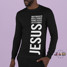Load image into Gallery viewer, Big Jesus - Waymaker Long Sleeve T-Shirt
