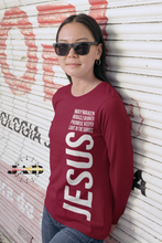 Load image into Gallery viewer, Big Jesus - Waymaker Long Sleeve T-Shirt