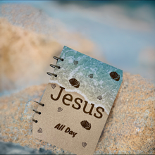 Load image into Gallery viewer, Jesus By The Sea - All Day - Wooden journal
