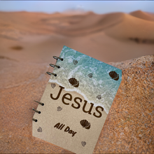 Load image into Gallery viewer, Jesus By The Sea - All Day - Wooden journal
