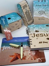 Load image into Gallery viewer, Jesus-All-Day - Leather Desk Storage Box
