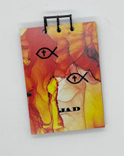 Load image into Gallery viewer, Jesus Notes  &amp; Jesus Cross - Half Size Wooden Journal
