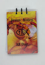 Load image into Gallery viewer, Jesus Notes  &amp; Jesus Cross - Half Size Wooden Journal
