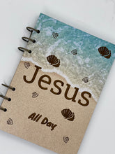 Load image into Gallery viewer, Jesus By The Sea - All Day - Wooden journal
