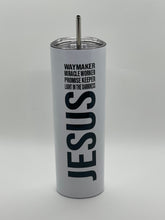 Load image into Gallery viewer, Big Jesus- Way Maker 20oz- Travel Tumbler
