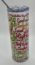 Load image into Gallery viewer, Jesus Names - 20oz Travel Tumbler
