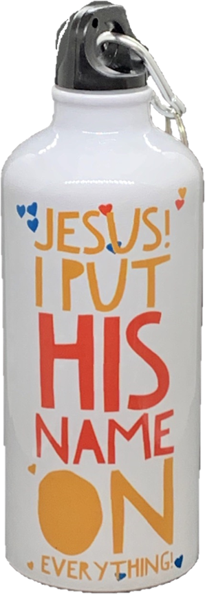 Jesus on Everything - Sports Bottle