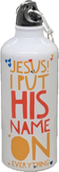 Jesus on Everything - Sports Bottle