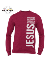 Load image into Gallery viewer, Big Jesus - Waymaker Long Sleeve T-Shirt
