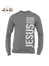 Load image into Gallery viewer, Big Jesus - Waymaker Long Sleeve T-Shirt
