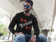 Load image into Gallery viewer, Jesus - 24/7 - Long Sleeve T-Shirt
