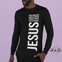 Load image into Gallery viewer, Big Jesus - Waymaker Long Sleeve T-Shirt
