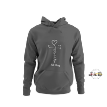 Load image into Gallery viewer, Jesus Cross - All Day - Hoodie

