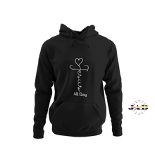 Load image into Gallery viewer, Jesus Cross - All Day - Hoodie
