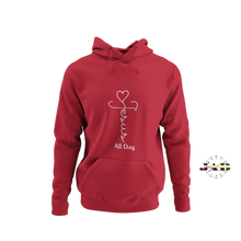 Load image into Gallery viewer, Jesus Cross - All Day - Hoodie
