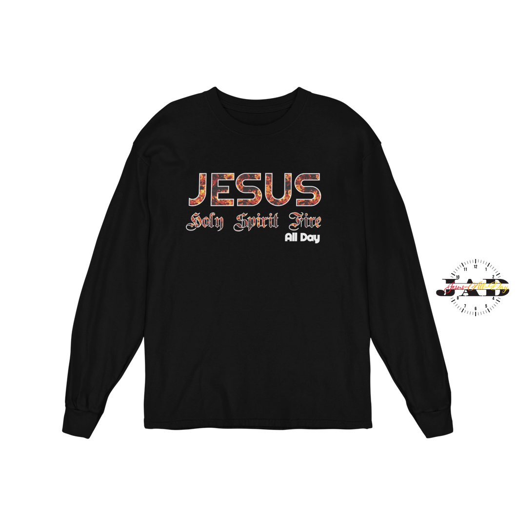 Jesus Fire -  Long Sleeve T-Shirt