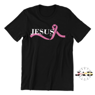 Jesus-All-Day - Pink Ribbon for BCA- Adult T-Shirt